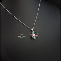 Thumbnail for Natural 3 Mix. Stones Pendant