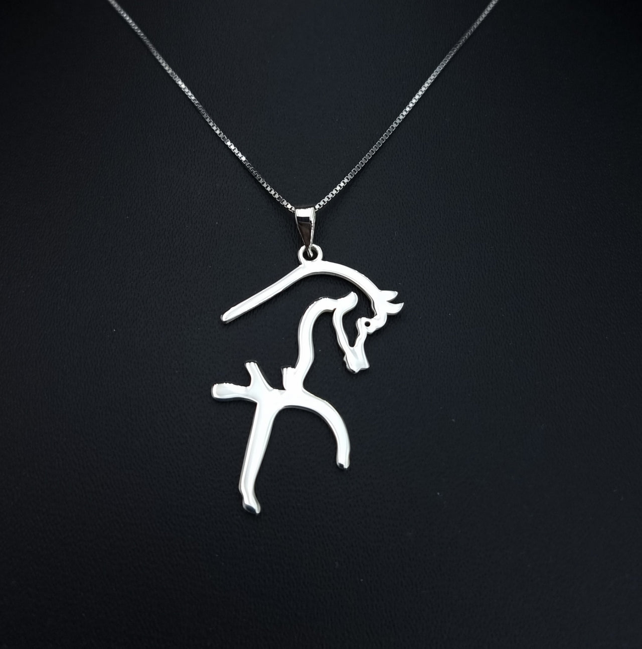 925 Silver - Handmade Horse Car Hanging Pendant