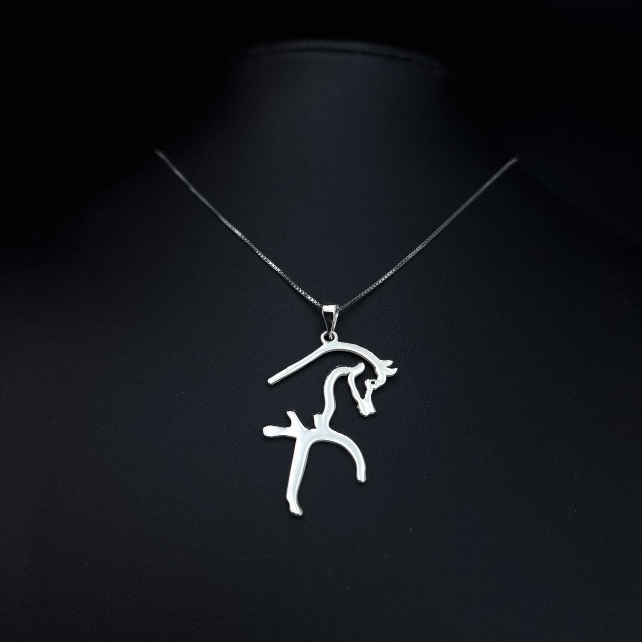 925 Silver - Handmade Horse Car Hanging Pendant