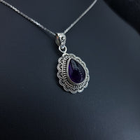 Thumbnail for Natural Amethyst Stone Necklace