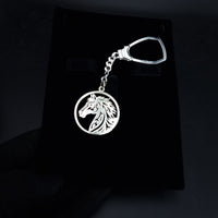 Thumbnail for 925 Silve Handmade Horse Keychain 0121