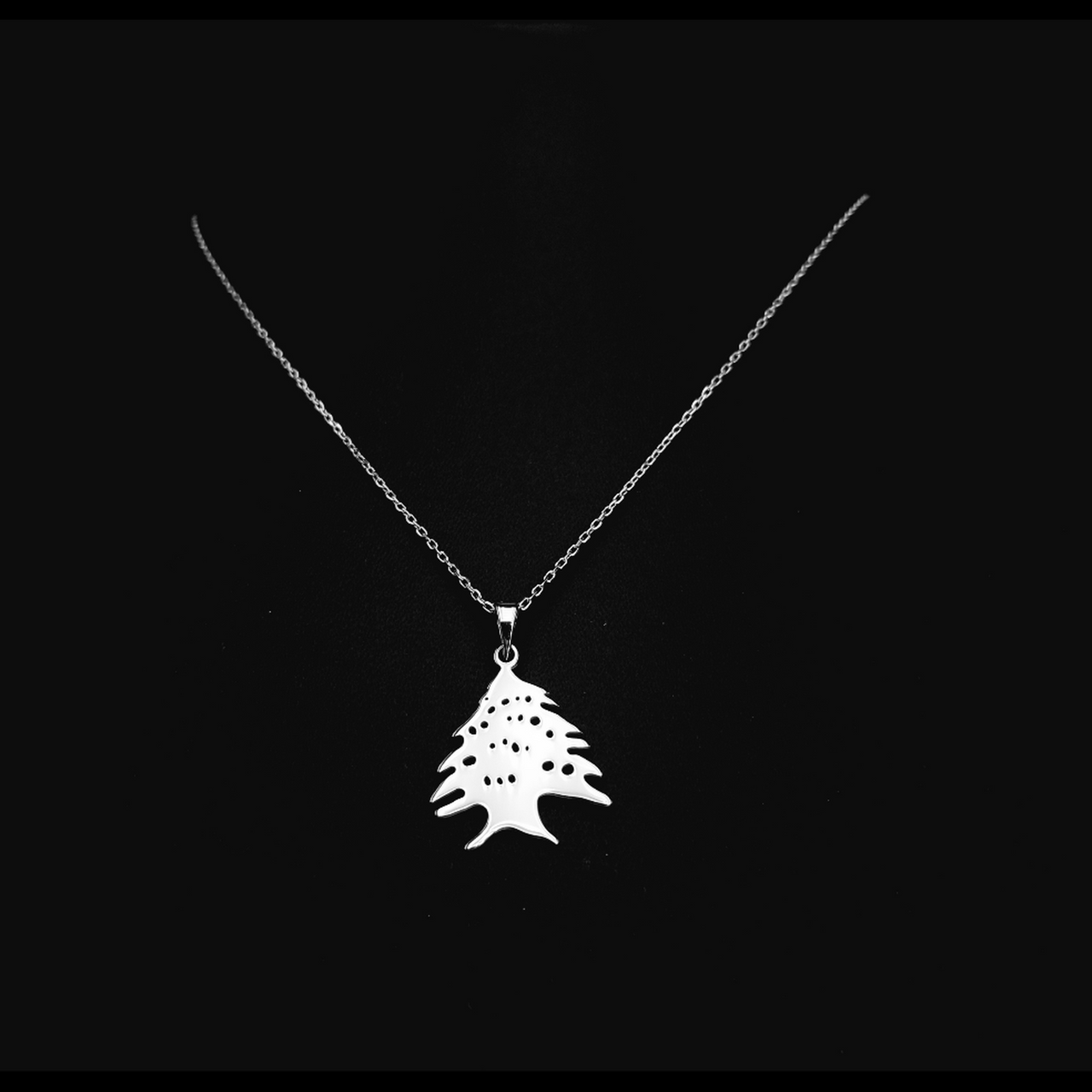 925 Silver - Handmade Lebanon Cedar Tree