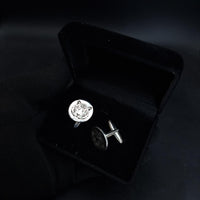 Thumbnail for 925 Silver - Tiger face cufflinks