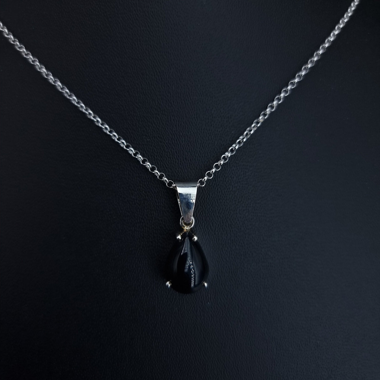 Black Onyx Stone Necklace