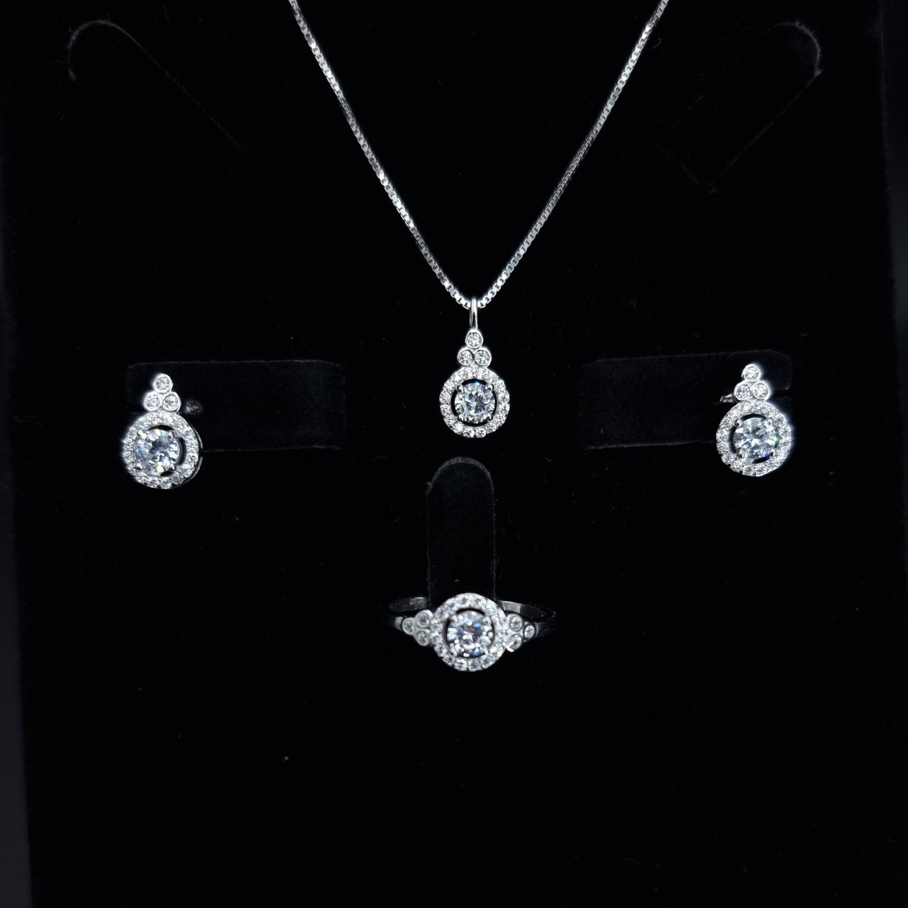 Clear Zircon Stones Set SLPST0212