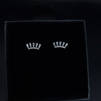 Thumbnail for Crown Clear Stones Stud Earring