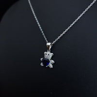 Thumbnail for Dark Blue Bear Necklace