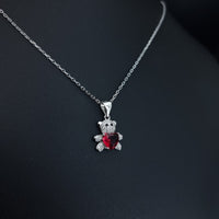 Thumbnail for Red Stone Bear Necklace