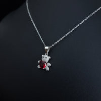 Thumbnail for Red Stone Bear Necklace