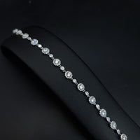 Thumbnail for Tennis Bracelet With Rounded Stones