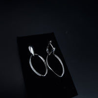 Thumbnail for Trendy Clear Stones Hoop Earring 0171