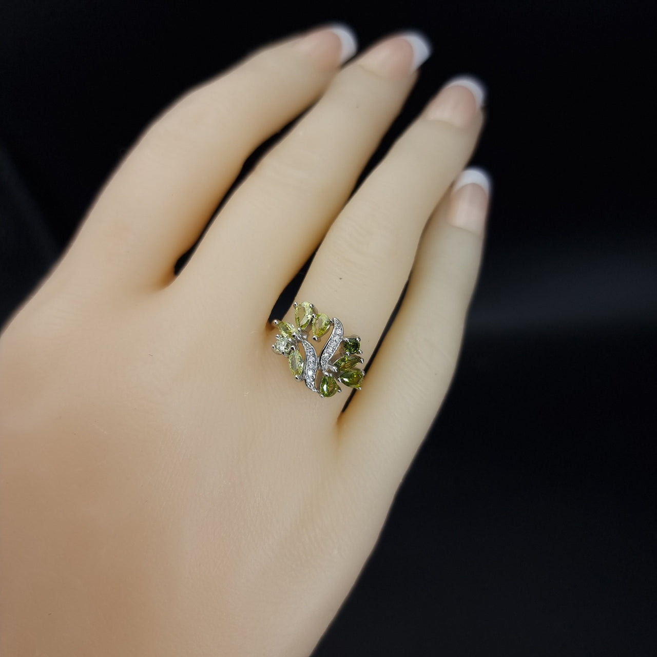 Zircon Stones Ring 0169