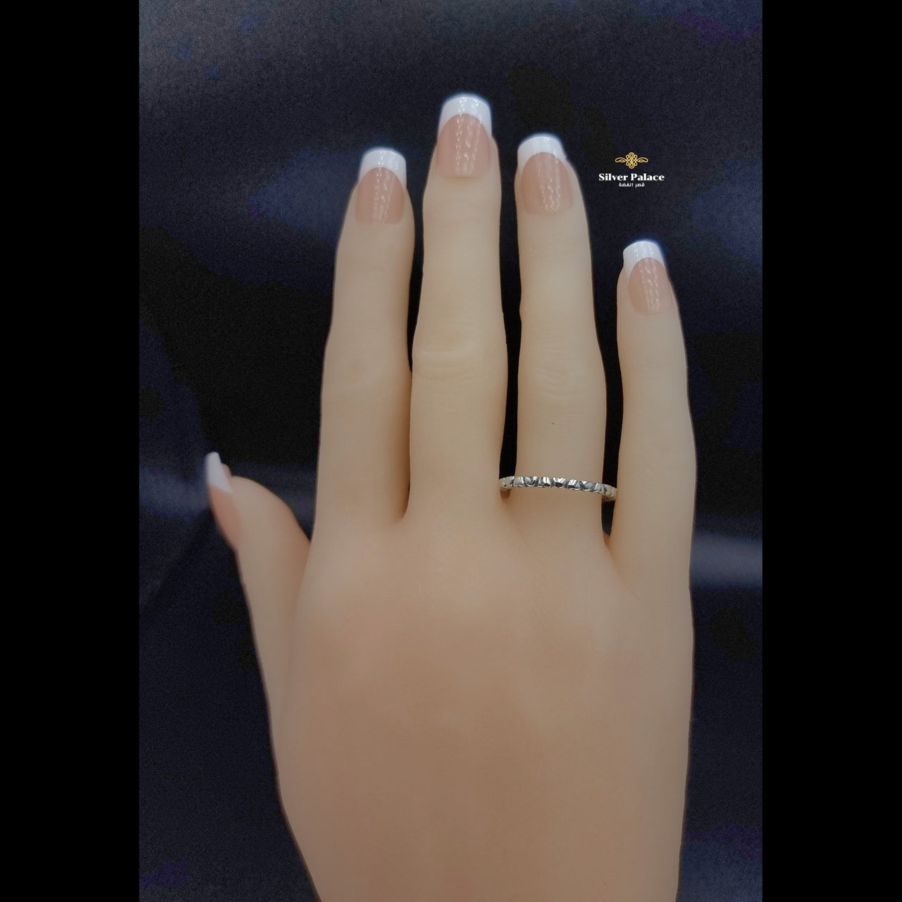 Stars line finger ring