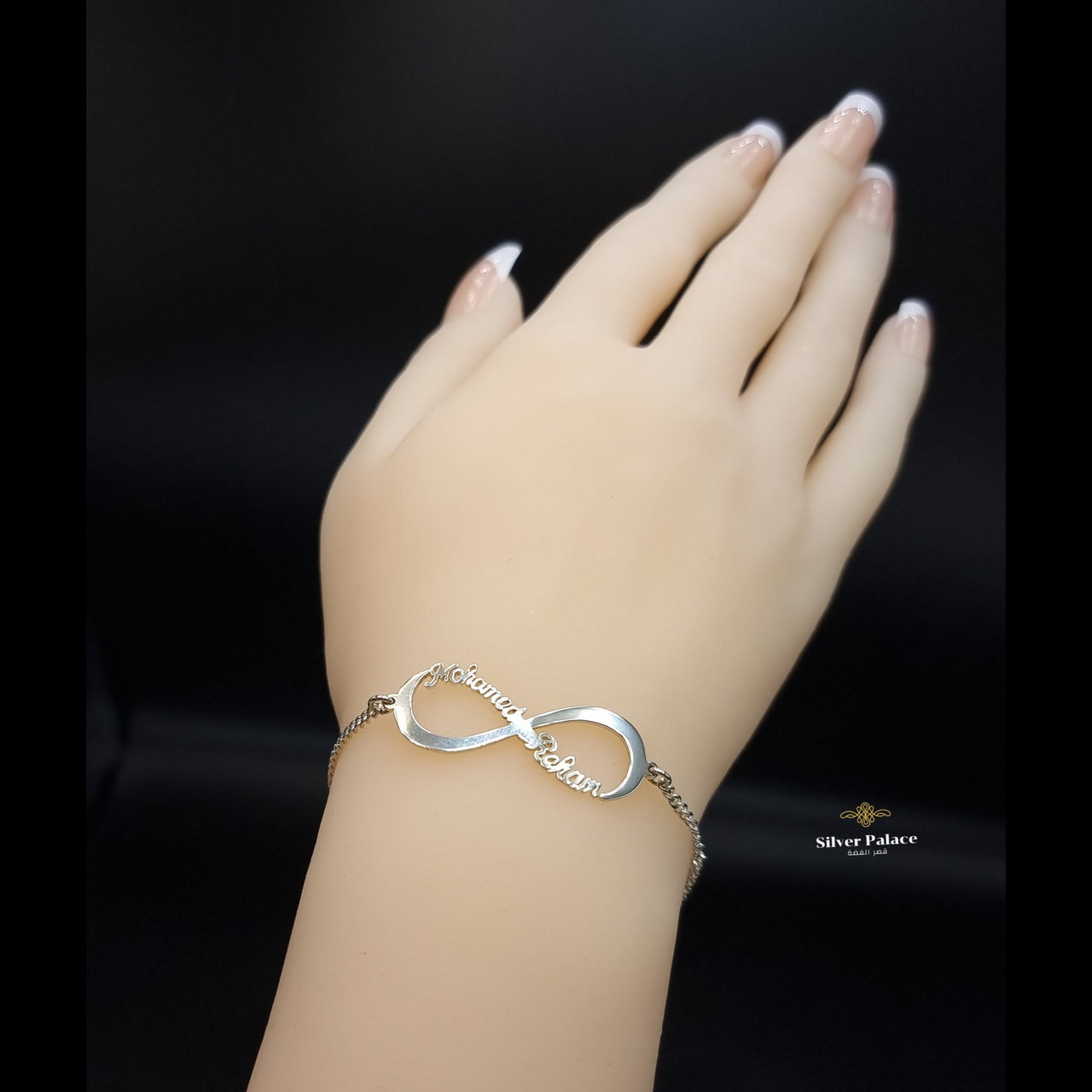 Rakva Infinity Bracelet with up to 4 Charms for Initials - Like a Diamond  Silver Zircon Silver Pendant Set Price in India - Buy Rakva Infinity  Bracelet with up to 4 Charms
