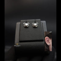 Thumbnail for Cute Panda Stud Earrings