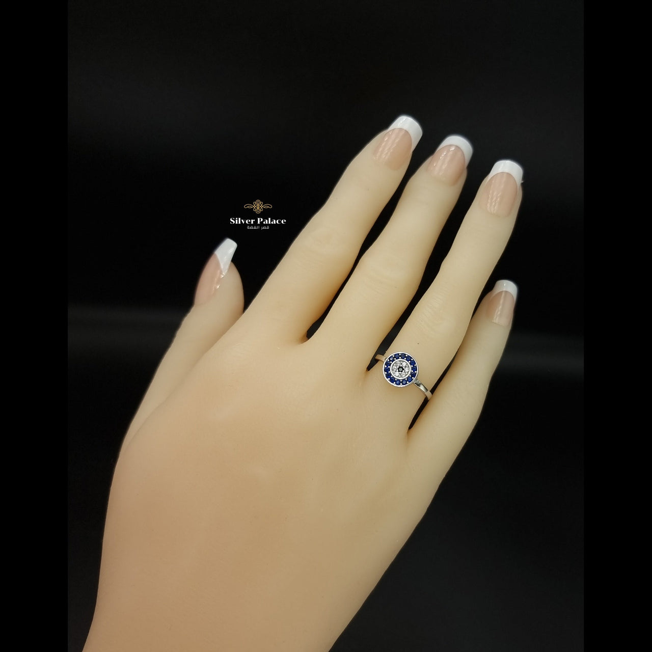 Dark Blue Stones Ring